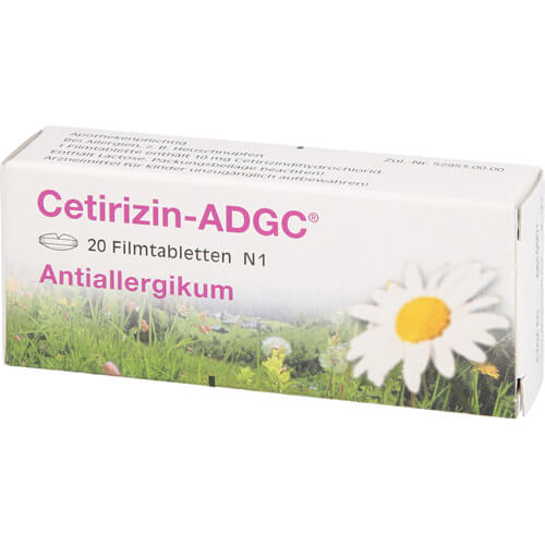 CETIRIZIN ADGC Filmtabletten CETIRIZIN ADGC Filmtabletten