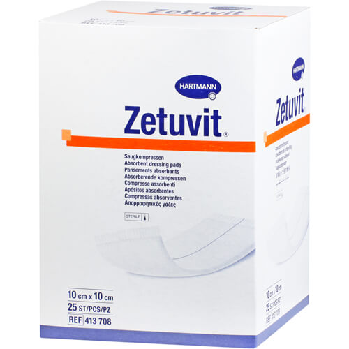 ZETUVIT Saugkompressen steril 10x10 cm ZETUVIT Saugkompressen steril 10x10 cm