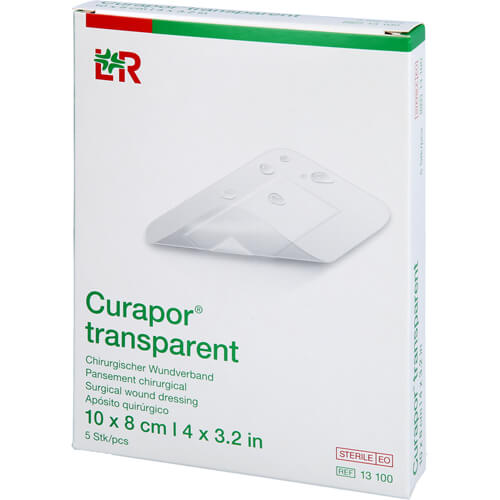 CURAPOR Wundverband steril transparent 8x10 cm CURAPOR Wundverband steril transparent 8x10 cm