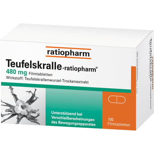 TEUFELSKRALLE-RATIOPHARM Filmtabletten TEUFELSKRALLE-RATIOPHARM Filmtabletten
