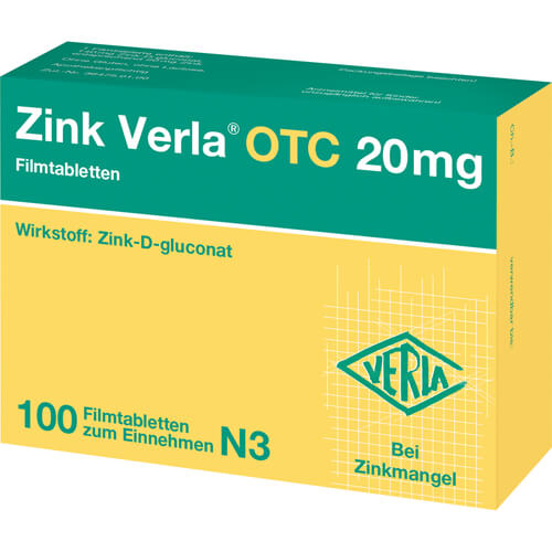 ZINK VERLA OTC 20 mg Filmtabletten ZINK VERLA OTC 20 mg Filmtabletten