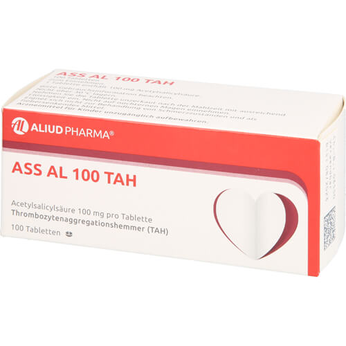 ASS AL 100 TAH bei erhöhtem Herzinfarkt- und Schlaganfallrisiko ASS AL 100 TAH bei erhöhtem Herzinfarkt- und Schlaganfallrisiko