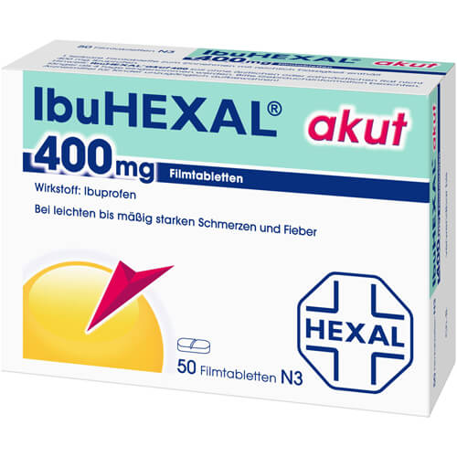 IBUHEXAL akut 400 Filmtabletten IBUHEXAL akut 400 Filmtabletten