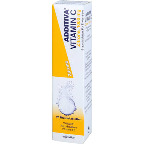 ADDITIVA Vitamin C 1 g Brausetabletten ADDITIVA Vitamin C 1 g Brausetabletten