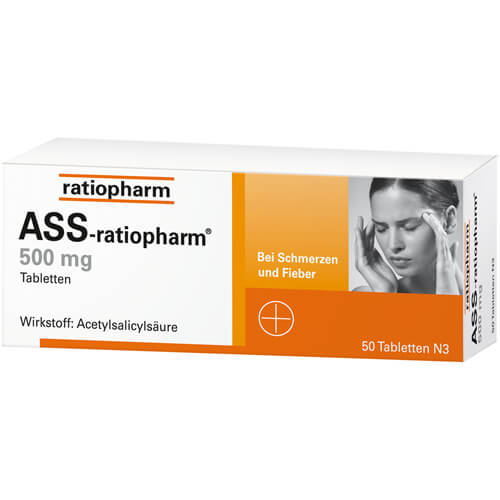 ASS-ratiopharm 500 mg Tabletten ASS-ratiopharm 500 mg Tabletten