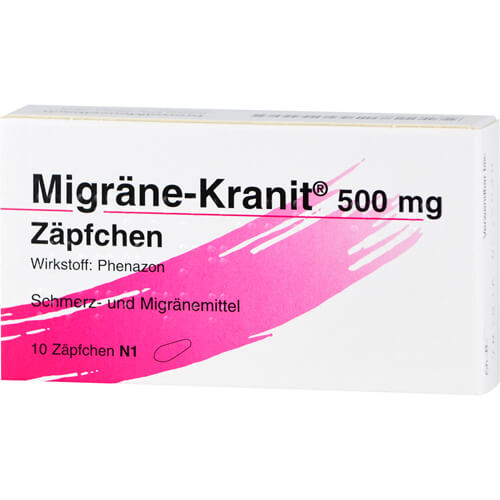 MIGRÄNE KRANIT 500 mg Zäpfchen MIGRÄNE KRANIT 500 mg Zäpfchen