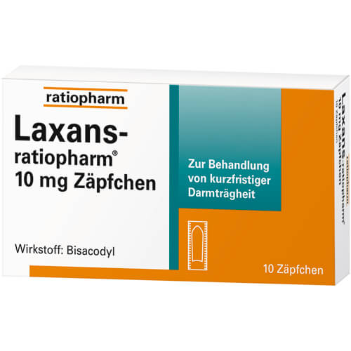 LAXANS-ratiopharm 10 mg Zäpfchen LAXANS-ratiopharm 10 mg Zäpfchen
