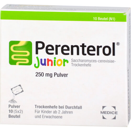 PERENTEROL Junior 250 mg Pulver Btl. PERENTEROL Junior 250 mg Pulver Btl.