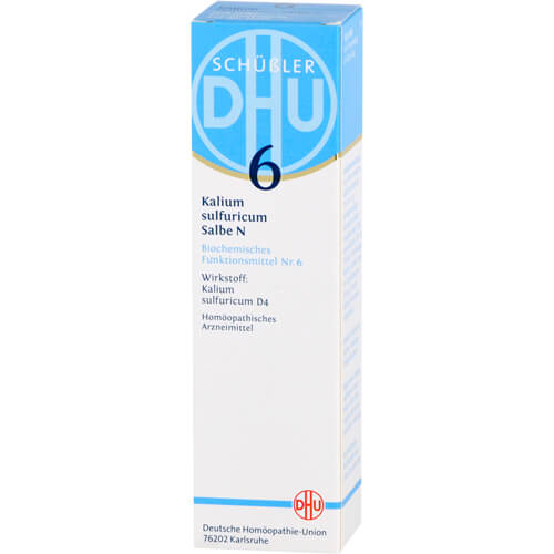 BIOCHEMIE DHU 6 Kalium sulfuricum N D 4 Salbe BIOCHEMIE DHU 6 Kalium sulfuricum N D 4 Salbe