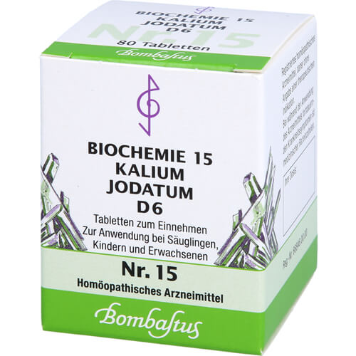 BIOCHEMIE 15 Kalium jodatum D 6 Tabletten BIOCHEMIE 15 Kalium jodatum D 6 Tabletten
