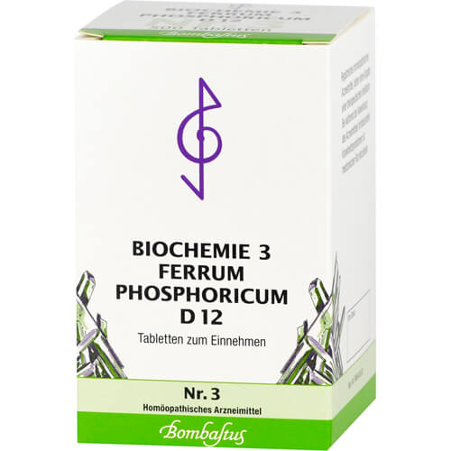 BIOCHEMIE 3 Ferrum phosphoricum D 12 Tabletten BIOCHEMIE 3 Ferrum phosphoricum D 12 Tabletten