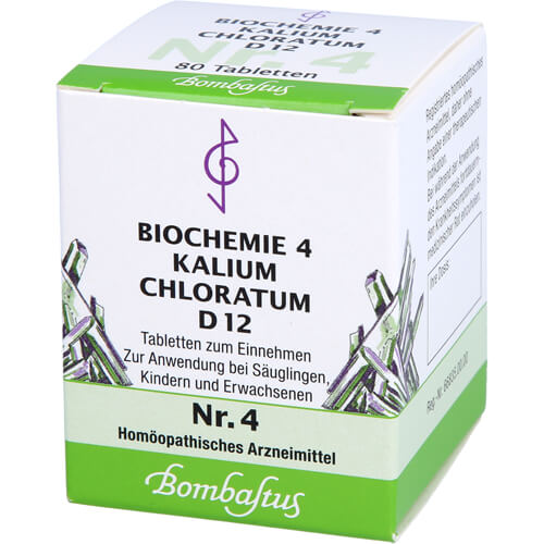 BIOCHEMIE 4 Kalium chloratum D 12 Tabletten BIOCHEMIE 4 Kalium chloratum D 12 Tabletten