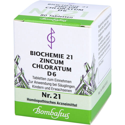 BIOCHEMIE 21 Zincum chloratum D 6 Tabletten BIOCHEMIE 21 Zincum chloratum D 6 Tabletten