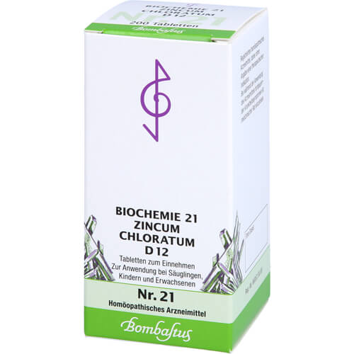 BIOCHEMIE 21 Zincum chloratum D 12 Tabletten BIOCHEMIE 21 Zincum chloratum D 12 Tabletten