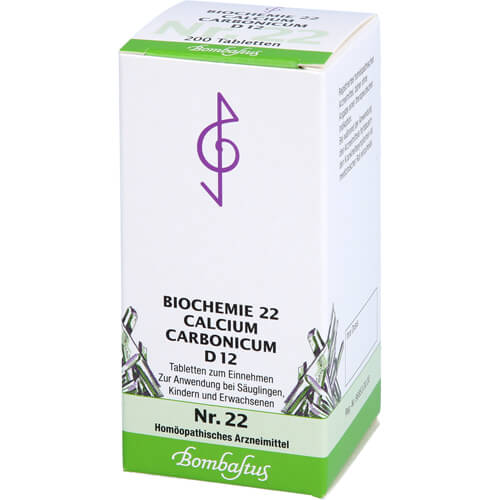 BIOCHEMIE 22 Calcium carbonicum D 12 Tabletten BIOCHEMIE 22 Calcium carbonicum D 12 Tabletten
