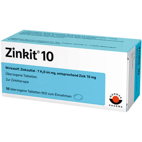 ZINKIT 10 überzogene Tabletten ZINKIT 10 überzogene Tabletten