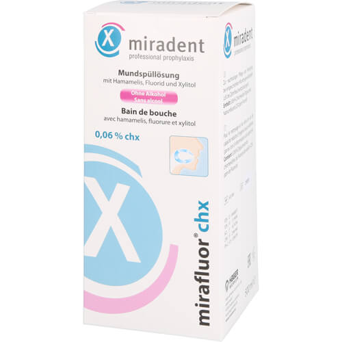 MIRADENT Mundspüllösung mirafluor CHX 0,06% MIRADENT Mundspüllösung mirafluor CHX 0,06%