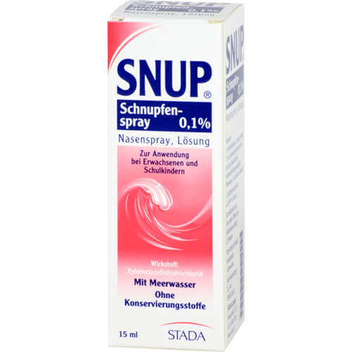 SNUP Schnupfenspray 0,1% Nasenspray SNUP Schnupfenspray 0,1% Nasenspray