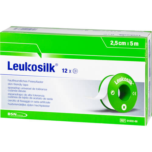 LEUKOSILK 2,5 cmx5 m LEUKOSILK 2,5 cmx5 m
