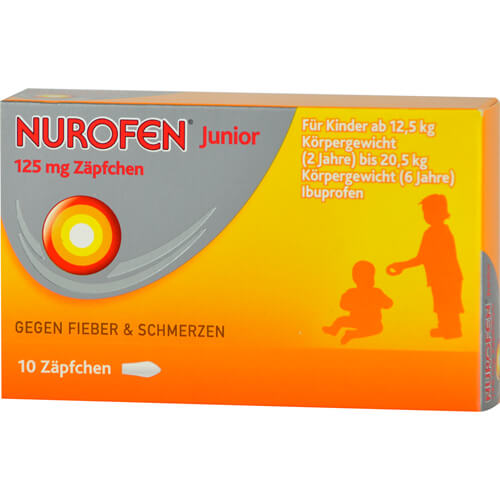 NUROFEN Junior 125 mg Zäpfchen NUROFEN Junior 125 mg Zäpfchen