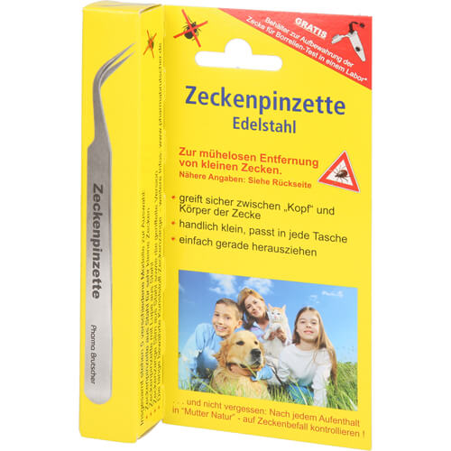 ZECKENPINZETTE Chirurgenstahl ZECKENPINZETTE Chirurgenstahl