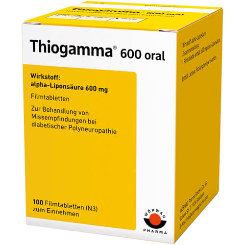 THIOGAMMA 600 oral Filmtabletten THIOGAMMA 600 oral Filmtabletten