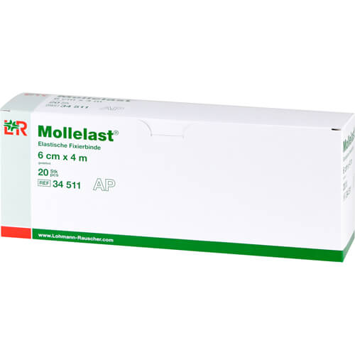 MOLLELAST Binden 6 cmx4 m weiß MOLLELAST Binden 6 cmx4 m weiß