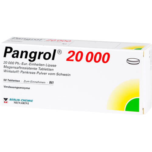 PANGROL 20.000 magensaftresistente Tabletten PANGROL 20.000 magensaftresistente Tabletten
