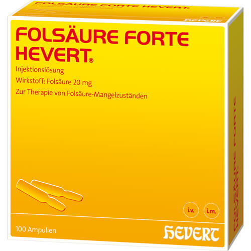 FOLSÄURE HEVERT forte Ampullen FOLSÄURE HEVERT forte Ampullen