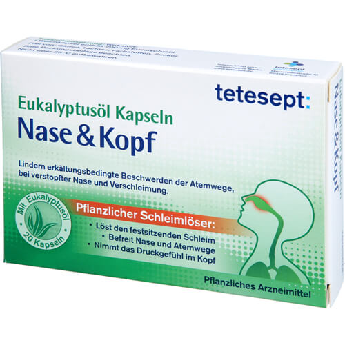 TETESEPT Eukalyptusöl Kapseln Nase & Kopf TETESEPT Eukalyptusöl Kapseln Nase & Kopf