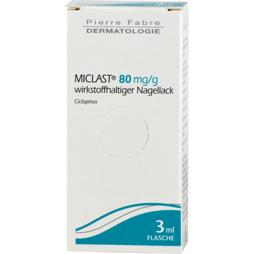 MICLAST 80 mg/g wirkstoffhaltiger Nagellack MICLAST 80 mg/g wirkstoffhaltiger Nagellack