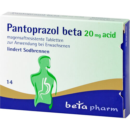 PANTOPRAZOL beta 20 mg acid magensaftres.Tabletten PANTOPRAZOL beta 20 mg acid magensaftres.Tabletten