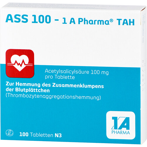ASS 100-1A Pharma TAH Tabletten ASS 100-1A Pharma TAH Tabletten