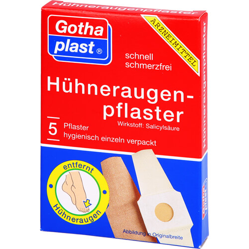 GOTHAPLAST Cornmed Hühneraugenpflaster 2x6 cm GOTHAPLAST Cornmed Hühneraugenpflaster 2x6 cm