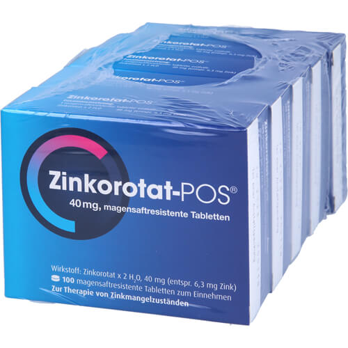 ZINKOROTAT POS magensaftresistente Tabletten ZINKOROTAT POS magensaftresistente Tabletten