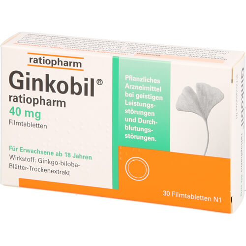 GINKOBIL-ratiopharm 40 mg Filmtabletten GINKOBIL-ratiopharm 40 mg Filmtabletten