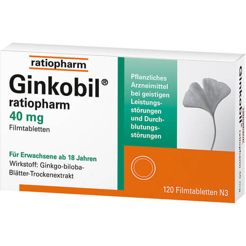 GINKOBIL-ratiopharm 40 mg Filmtabletten GINKOBIL-ratiopharm 40 mg Filmtabletten