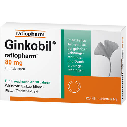 GINKOBIL-ratiopharm 80 mg Filmtabletten GINKOBIL-ratiopharm 80 mg Filmtabletten