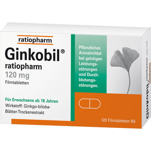 GINKOBIL-ratiopharm 120 mg Filmtabletten GINKOBIL-ratiopharm 120 mg Filmtabletten