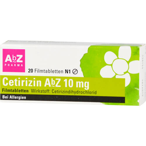 CETIRIZIN AbZ 10 mg Filmtabletten CETIRIZIN AbZ 10 mg Filmtabletten