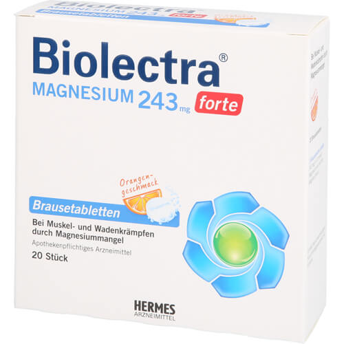 BIOLECTRA Magnesium 243 mg forte Orange Brausetab. BIOLECTRA Magnesium 243 mg forte Orange Brausetab.