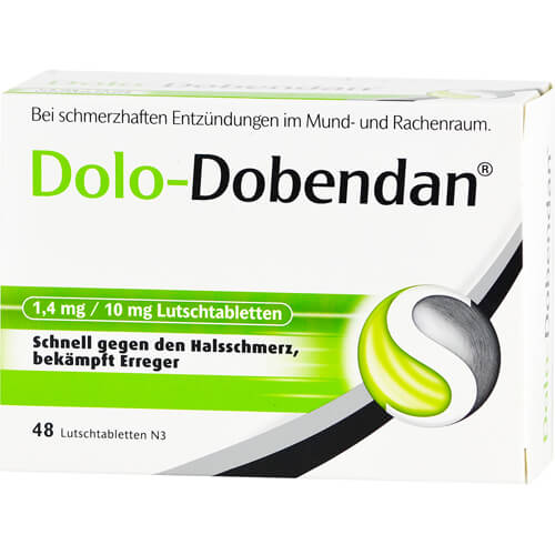 DOLO-DOBENDAN 1,4 mg/10 mg Lutschtabletten DOLO-DOBENDAN 1,4 mg/10 mg Lutschtabletten