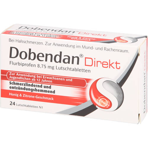 DOBENDAN Direkt Flurbiprofen 8,75 mg Lutschtabl. DOBENDAN Direkt Flurbiprofen 8,75 mg Lutschtabl.