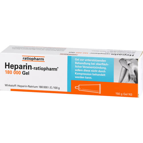 HEPARIN-RATIOPHARM 180.000 I.E. Gel HEPARIN-RATIOPHARM 180.000 I.E. Gel