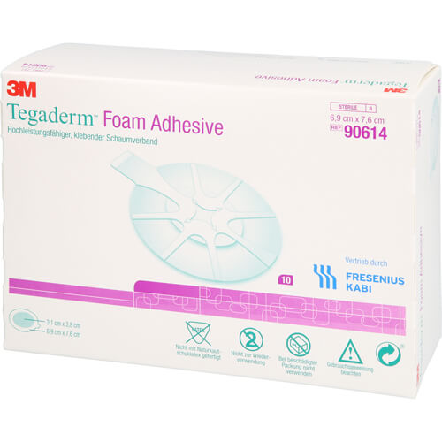 TEGADERM Foam Adhesive FK 6,9x7,6 cm oval 90614 TEGADERM Foam Adhesive FK 6,9x7,6 cm oval 90614