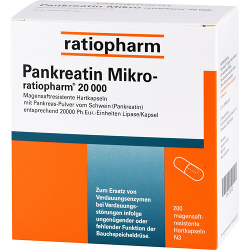 PANKREATIN Mikro-ratio.20.000 magensaftr.Hartkaps. PANKREATIN Mikro-ratio.20.000 magensaftr.Hartkaps.