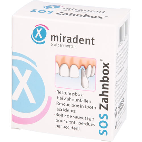 MIRADENT Zahnrettungsbox SOS Zahnbox MIRADENT Zahnrettungsbox SOS Zahnbox