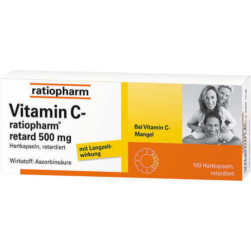 VITAMIN C-RATIOPHARM retard 500 mg Kapseln VITAMIN C-RATIOPHARM retard 500 mg Kapseln