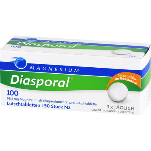MAGNESIUM DIASPORAL 100 Lutschtabletten MAGNESIUM DIASPORAL 100 Lutschtabletten