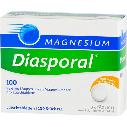 MAGNESIUM DIASPORAL 100 Lutschtabletten MAGNESIUM DIASPORAL 100 Lutschtabletten